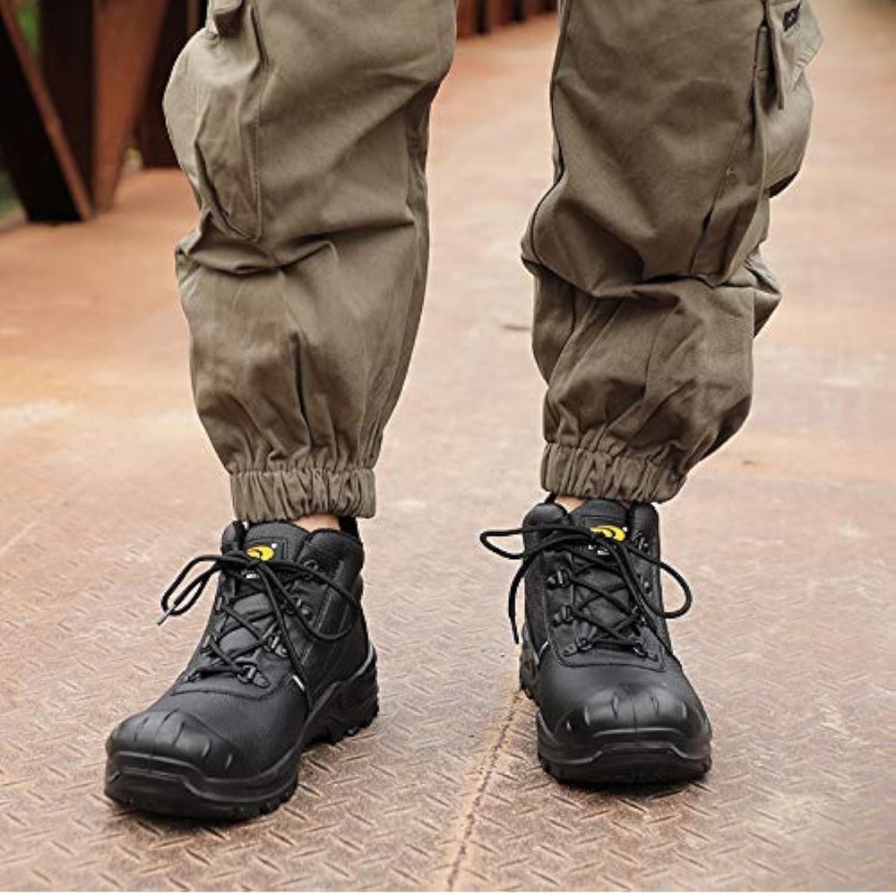 DRKA Men’s Water Resistant Steel Toe Tactical Work Boots